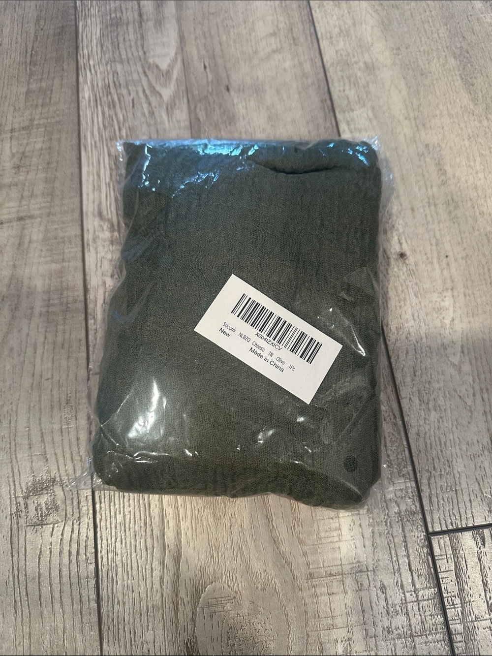 Olive Green Cheesecloth Table Runner (120 inches)